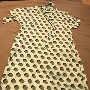 Lularoe Marley mint dress with waist tie